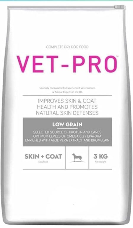 Vet Pro Skin & Coat Dog Food 3 Kg