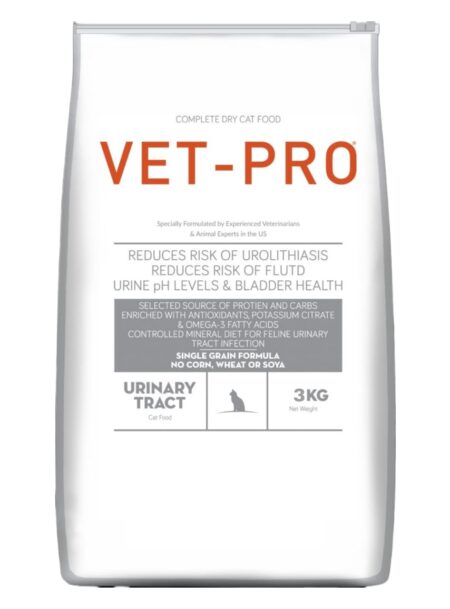Vet Pro Urinary Tract Dry Cat Food, 3 Kg